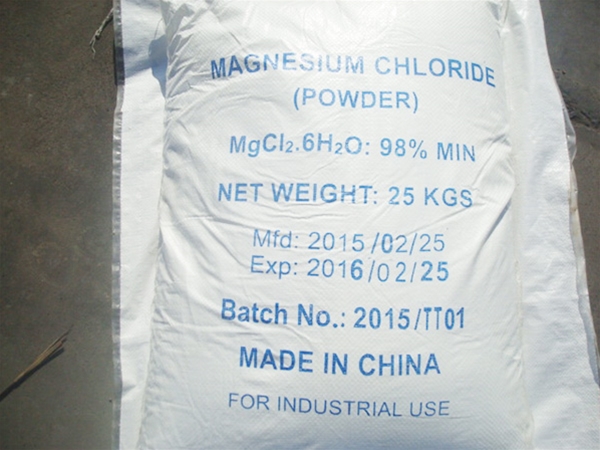 Magnesium Chloride Hexahydrate 98% Powder